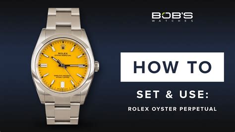 rolex oyster perpetual adjust time|how to open rolex datejust.